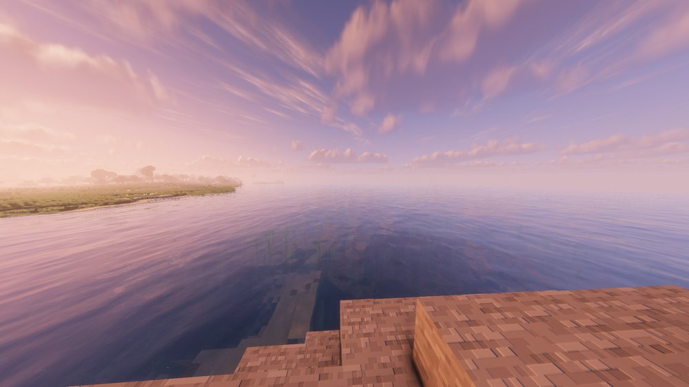 Dynamic Rivers — a wide calm river at dusk